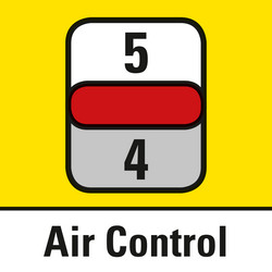 5-stepena podesiva količina vazduha