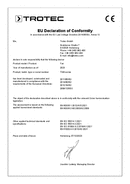 Izjava o usaglašenosti TVM serije (INT)