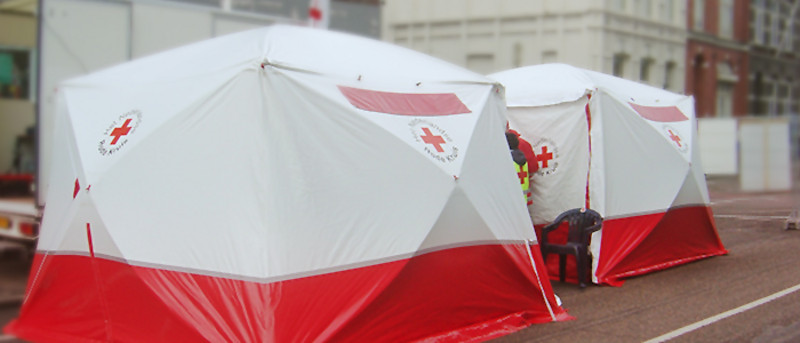 Šatori za tretman i skladištenje za vreme katastrofa-Trotec